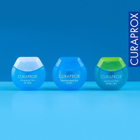 Curaprox DF 820 PTFE شريط أسنان مقاوم للتمزق لتحسين صحة الأسنان in Kuwait