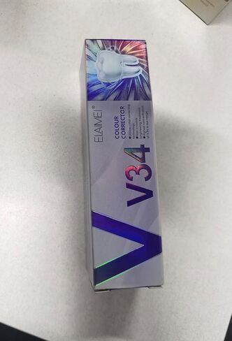 Purple Toothpaste for Teeth whitening Toothpaste（2pcs）,Color Corrector Purple Toothpaste,Teeth whitening Booster,Concealing Stains and Improves Brightness. in Kuwait