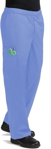 Med Couture Men's 'MC2' Cargo Pocket Scrub Pant, Ceil, Large Tall in Saudi Arabia