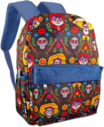 Disney Coco Large Backpack Set - Bundle with 16" Coco Backpack Plus Water Bottle, Stickers, & More | Coco School Backpack For Boys, Girls in Saudi Arabia