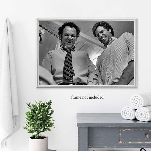 Funny Bathroom Wall Art for Room Aesthetics Step Brothers Movie Posters 90s Vintage Toilet Black and White Pictures Prints Rustic Wall Decor for Restroom ﻿12x16inch Unframed in Saudi Arabia