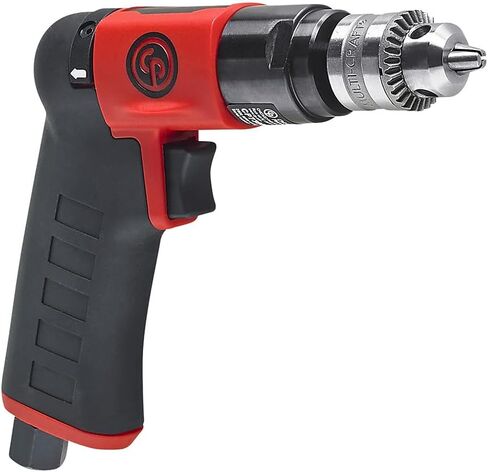 Chicago Pneumatic CP7300C - Air Power Drill, 1/4 Inch (6.5 mm), Keyed Chuck, Pistol Handle, 0.31 HP / 230 W, Stall Torque 1.9 ft. lbf / 2.6 NM, 3300 RPM, Hand Drill, Power Tools & Home Improvement in Kuwait