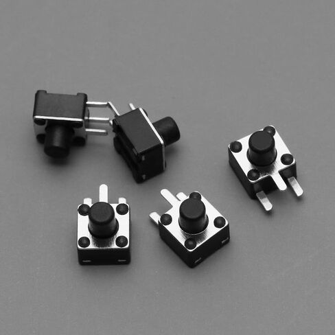 260PCS Micro Momentary Tact Switch Tactile Push Button Switch Assortment Kit 26 Values 4 pin/3 pin/2 pin for Television Audio Equipment Video Recorders QC-26V in Saudi Arabia