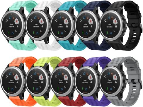 Compatible for Garmin Fenix 5S, Silicone Wristband Replacement Watch Band for Garmin Fenix 5S/Fenix 5S plus/Fenix 6S/Fenix 6S Pro/fenix 7S/Fenix 7S Pro/Instinct 2S/D2 delta S (Width: 20mm) in Kuwait