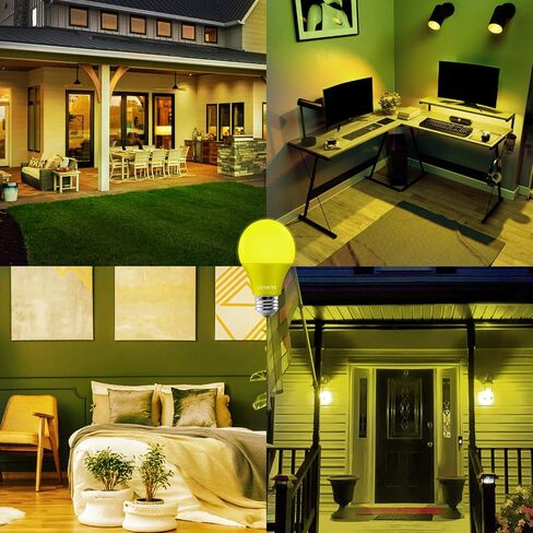 LUXRITE A19 LED Blue Light Bulb, 60W Equivalent, Non-Dimmable, UL Listed, E26 Standard Base, Indoor Outdoor, Porch, Christmas, Decoration, Party, Holiday, Event, Home Lighting (2 Pack) in Saudi Arabia