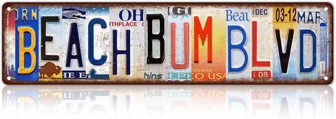 Vintage Slim Shady Dr Wall Decor Street Signs Metal Tin Signs 16 x 4 Inches in Saudi Arabia