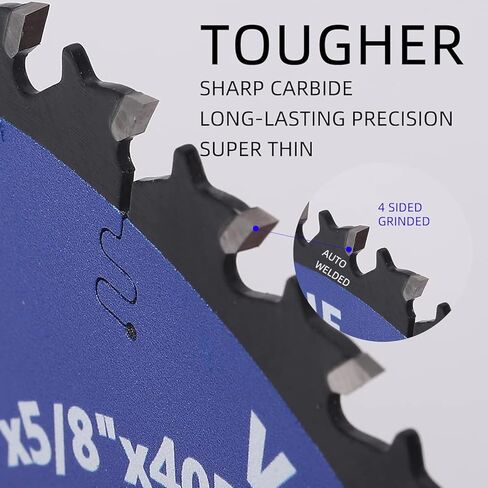 LSHUZIYU 5-3/8 بوصة (136 مم) -36T، شفرة منشار دائري للعمل الخشبي، أربور 20 مم مع غسالة 5/8 بوصة، متوافقة مع المنشار اللاسلكي، للصفائح وألواح القشرة والخشب الرقائقي والخشب الصلب وMDF وHDF in Kuwait
