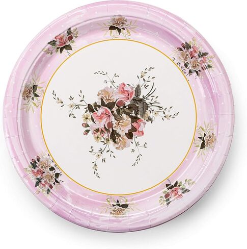 Royal Bluebonnet Luau Plates and Napkins Party Supplies - Set of Tropical Party Plates, Hawaiian Plates and Napkins, Tropical Paper Plates, Luau Party Plates, Hawaiian Party Plates, Tropical Plates in Saudi Arabia