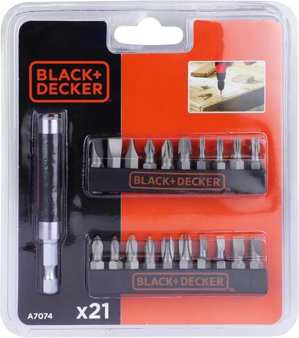 BLACK+DECKER B/DA7074 Screwdriver Set - 21 Piece in Saudi Arabia