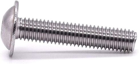 M6-1.0 × 25 مم مسامير غطاء مقبس رأس غسالة ذات حواف، 304 من الفولاذ المقاوم للصدأ 18-8، محرك ألين سداسي، خيط كامل خشن UNC، 50 قطعة in Kuwait