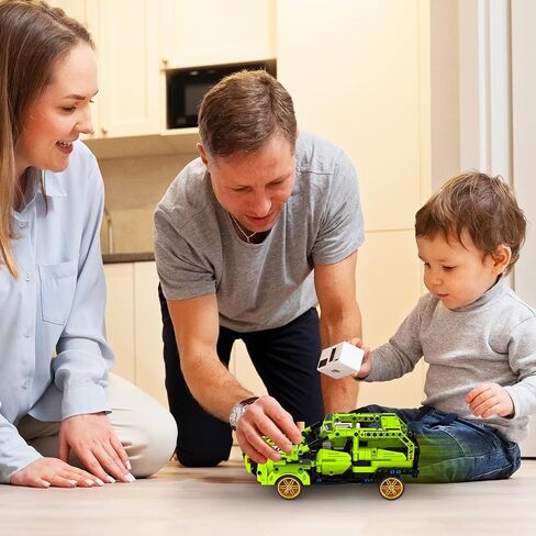 لعبة بناء سيارة STEM هدية لعمر 6 7 8 9 10 11 12 سنة طفل صبي، بنات 2 في 1 سيارة سباق قابلة للسحب للخلف، 490 قطعة مجموعة بناء يدوية، لعبة بناء هندسية تعليمية in Kuwait