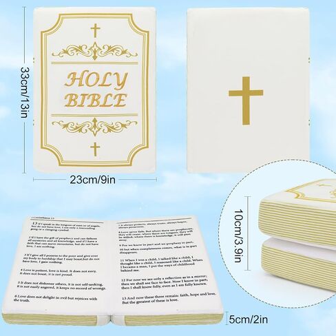 Bible Pillow Book Plush That Opens Christian Holy Bible Stuff Religious Party Favors Gifts for Kids for Christening Easter in Saudi Arabia