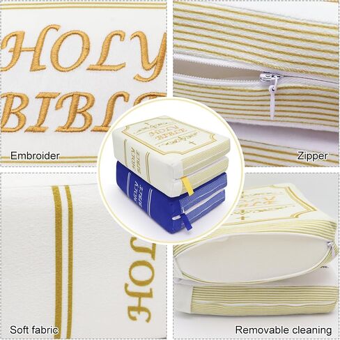 Bible Pillow Book Plush That Opens Christian Holy Bible Stuff Religious Party Favors Gifts for Kids for Christening Easter in Saudi Arabia