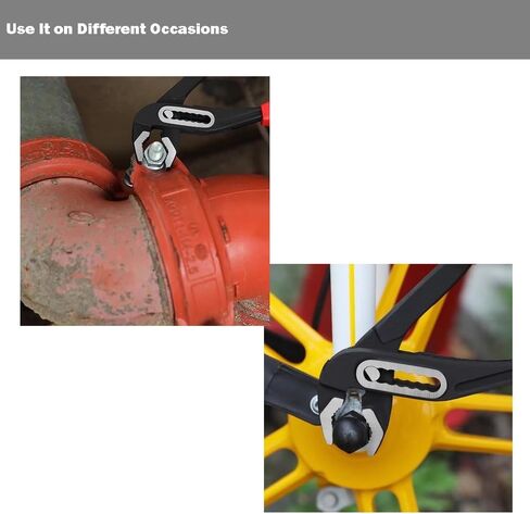 Water Pump Pliers,8" V-Jaw Slip Joint Pliers,Groove Joint Pliers for Home Repair in Kuwait