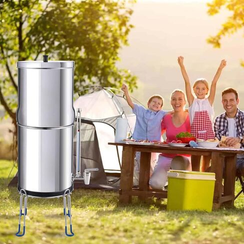 Sight Glass Spigot 7 Inch Stainless Steel Spigot with Clear View Water Level Compatible with Berkey and Waterdrop Gravity-Fed Water Filtration System by GWENBHMTOOL (7 inch) in Saudi Arabia