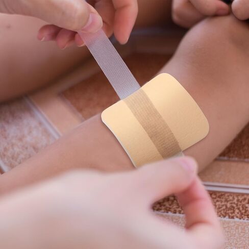 10 Pcs Foam Wound Dressing Non Adhesive Hydrophilic Absorbent Silicone Foam Dressing Waterproof Bandage Cuttable Pads Without Border for Wounds Care 4"x4" in Saudi Arabia