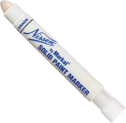 Markal 28772 Quik Stik+ Oily Surface Mini Marker, Red Color, Marks Through Oily & Wet Surfaces, Dries in Less Than One Minute. The Mini Size Durable Barrel Utilizes Easy Grip Airtight Clip Cap in Kuwait