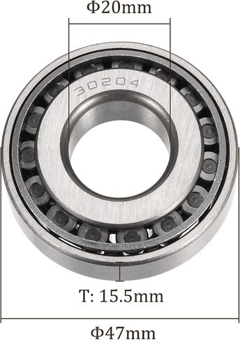 30205 Tapered Roller Bearing - [25mm x 52mm x 17mm] Chrome Steel Bearing for Conveyor System Use in Saudi Arabia