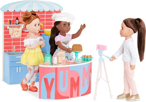 Glitter Girls – GG Drive-Thru Food Set – Can We Take Your Order? – Play Food & Pretend Restaurant Playset for 14-inch Dolls – Toys, Clothes, and Accessories for Kids Ages 3 and Up in Kuwait
