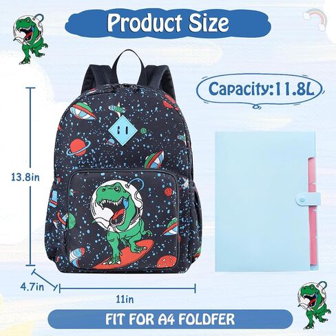 Kids Backpack,Chasechic Water-resistant Toddler Preschool Kindergarten Bookbag for Boys Girls with Chest Strap in Saudi Arabia