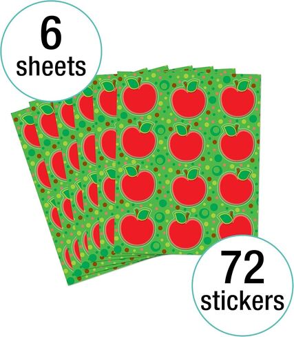 Carson Dellosa Education Carson Dellosa Penguin Stickers—6 Sheets of Colorful Holiday Stickers for Homework, Tests, Assignments, Winter Stickers for Classroom or Homeschool (84 pc), 7.5" x 4.75" in Saudi Arabia