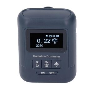 Radiation Detector Nuclear Monitor Dosimeter Geiger Counter Alpha Beta Gamma X Ray Tester Portable Dose Alarm for Industrial Nuclear Radiation