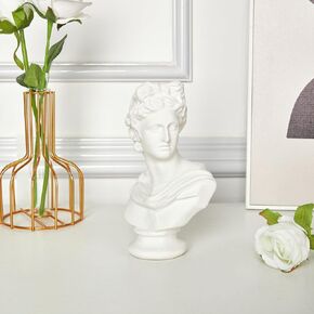 Bust Statue Greek Mythology Decor,Roman Goddess Figurines Vases,Flower Arrangement Sketch Dual Use,Artemis Statues and Vase Suitable for Dried Flowers (Artemis Statues)