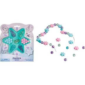 ©Disney Princess Enchanting Jewelry Bead Kit - Includes 64 Multicolor Beads & 2 Elastic Strings, Ideal Party Gift For Birthdays & Themed Events - 1 Set
