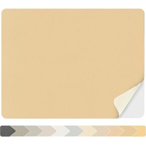 Numola Leather Repair Patch 8×11inch Self-Adhesive Leather Repair Tape, Scratch/Holes Vinyl Repair Kit for Couch, Car Seat, Sofas, DIY Furniture Upholstery, Chair, Jackets, First-aid (Sandy Yellow)