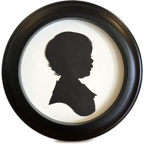 Inc Round Black 6" Picture Frame