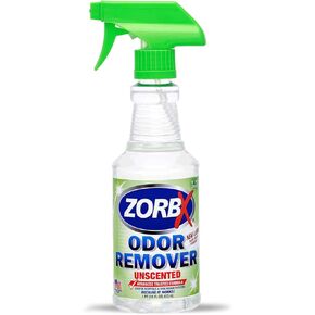 ZORBX Unscented Multipurpose Odor Eliminator - Used in Hospitals & Healthcare Facilities | Advanced Trusted Formula, Fast-Acting Odor Remover Spray for Strong Odors - 64 Oz (1/2 Gallon)