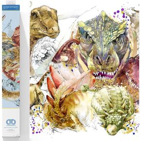 DIAMOND DOTZ ® - Gone but not Forgotten, Partial Drill, Round Dotz, Diamond Painting Kits, Diamond Art Kits for Adults, Gem Art, Diamond Art, Diamond Dotz Kits, 31.5"x43.3"