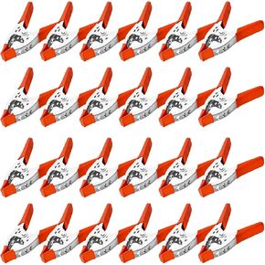 Lot of 24-6" inch Clamp Large Heavy Duty Spring Metal - 2.5 inch Jaw opening