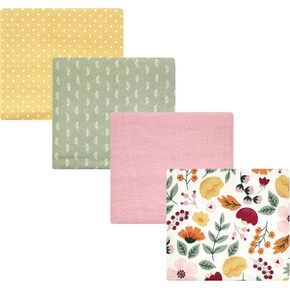 Hudson Baby Unisex Baby Cotton Flannel Receiving Blankets, Cowboy, One Size in Kuwait