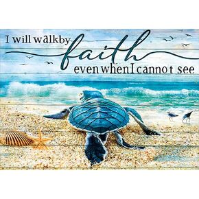Turtle Diamond Art Painting Kits for Adults - Inspirational Full Drill Diamond Dots Paintings for Beginners, Round 5D Paint with Diamonds Pictures Gem Art Painting Kits DIY Adult Crafts 12x16inch