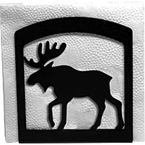 Village Wrought Iron Moose Napkin Holder