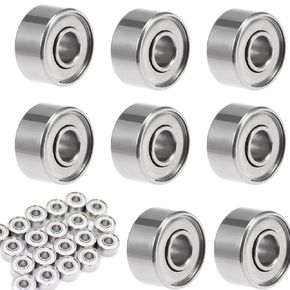 683ZZ Ball Bearing - 20PCS Small Bearings,3mm x 8mm x 4mm Mini Bearings, Double Shielded Deep Groove Bearings (3mmx8mmx4mm)