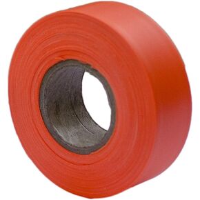 FLAGGING TAPE - GLO ORANGE 150' x 1 3/16" - (12/PKG)