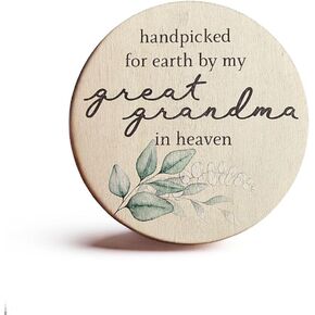 Handpicked for Earth by My Great Grandma in Heaven Pregnancy Announcement Sign
