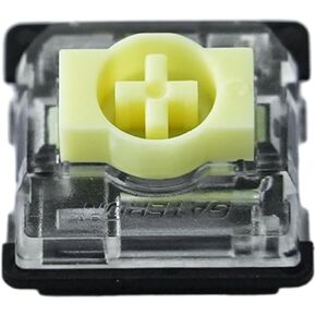 DRAOZA GATERON KS-33 Low Profile Banana Keyboard Switches, 65gf 3 Pin Tactile Pre-lubed Switches RGB LED for MX Mechanical Keyboard (36PCS)