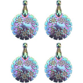 Olikraft 4-Pack Yarn Cutter Pendant Set - Multi-Color Thread Cutter Pendants, Ideal for Knitting & Crafting, Easy Grip, Compact Design in Kuwait