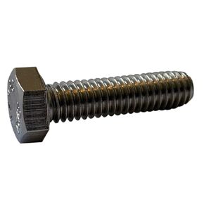 Small Parts 1516CH188 1/4"-28 x 1" Hex Cap Screw 18-8 Stainless Steel (Pack of 25)