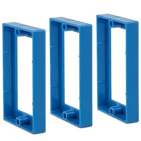 3-Pack 1/2" Single Gang Receptacle Outlet Box Extenders - UL Listed - Electrical Outlet Extender for Electrical Box and Electrical Outlet Switches - Made in U.S.A.