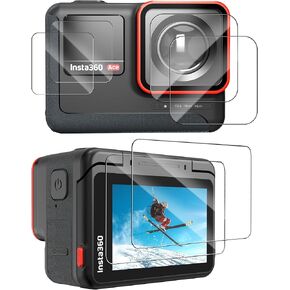 واقي شاشة CYNOVA لـ Insta360 Ace Pro، واقي شاشة فائق الوضوح من الزجاج المقسى لـ Insta360 Ace Pro، واقي عدسة Insta360 Ace Pro، فيلم شاشة LCD من الزجاج المقسى، صلابة 9H in Kuwait