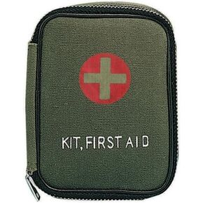 Rothco Military Zipper First Aid Pouch, Olive Drab