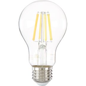 Westinghouse 5136100 6.5 Watt (60 Watt Equivalent) A19 Dimmable Clear Filament LED Light Bulb, Medium Base, 2 Pack