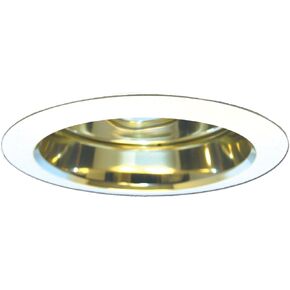 Halo Recessed 30RGAT 6-Inch Air-Tite Super Trim with Residential Gold Reflector, White in Kuwait