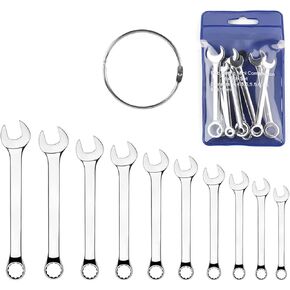 Mini Wrench Set Open End Wrench Combination Wrench Small Wrench Set, Metric and SAE (MET)
