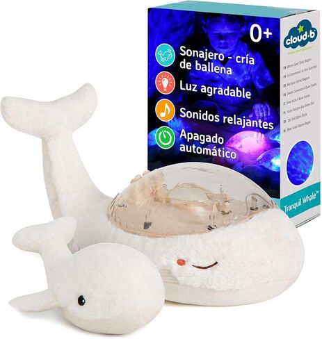 ضوء ليلي لجهاز عرض المحيط Cloud b مع أصوات بيضاء مهدئة | إعدادات قابلة للتعديل وإيقاف تلقائي | Tranquil Turtle™ - أكوا in Kuwait