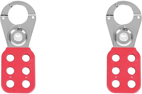 2 Pcs Red Lockout Hasp, Lock Out Tag Out Hasp with Extended Jaw - SH01 in Saudi Arabia